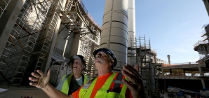 Space shuttle Endeavour’s rockets installed at California museum