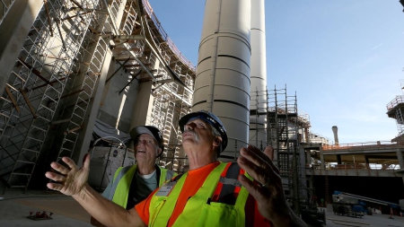 Space shuttle Endeavour’s rockets installed at California museum