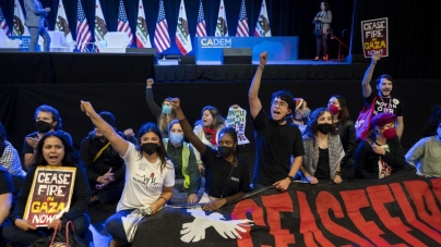 California Democratic Party convention locked down amid anti-Israel protests