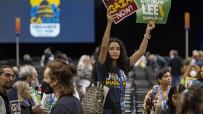 At convention, California Democrats are divided on Senate candidate and Israel