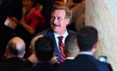 Mike Lindell Shows Off His Tin-Foil Hats