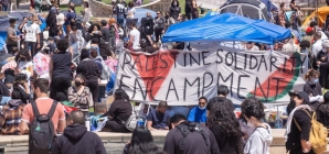 Violence breaks out at UCLA after officials declare pro-Palestinian encampment ‘unlawful’