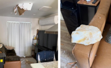 Ice chunk crashes through Whittier home roof. FAA called to investigate