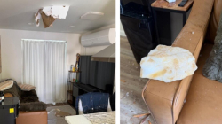 Ice chunk crashes through Whittier home roof. FAA called to investigate