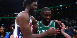 Jaylen Brown Accuses Joel Embiid of ‘Flopping’ After 76ers Eliminate Celtics