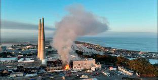 Another battery fire erupts at Moss Landing, where some units are still charged